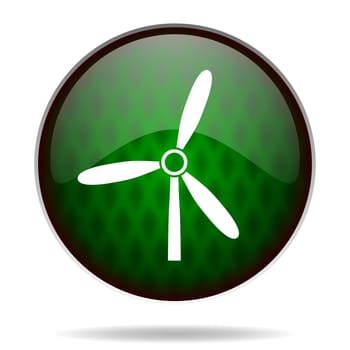 windmill green internet icon