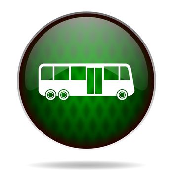 bus green internet icon