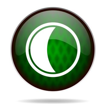 moon green internet icon