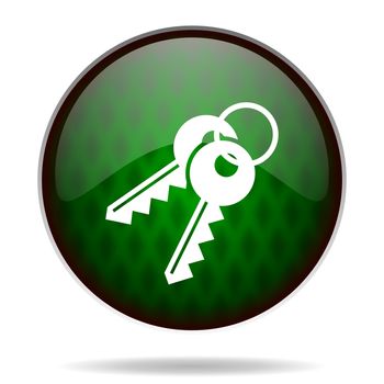 keys green internet icon
