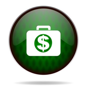 financial green internet icon