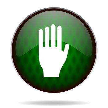 stop green internet icon