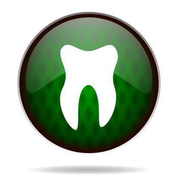 tooth green internet icon