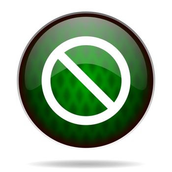 access denied green internet icon