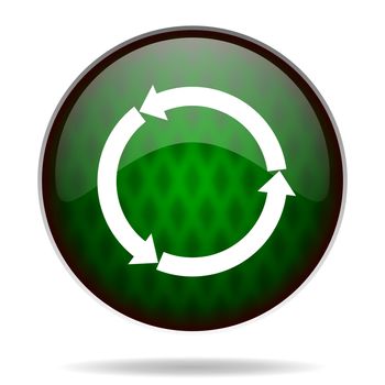 refresh green internet icon