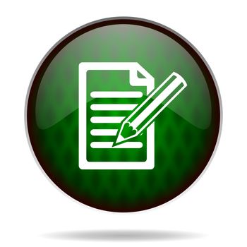 subscribe green internet icon