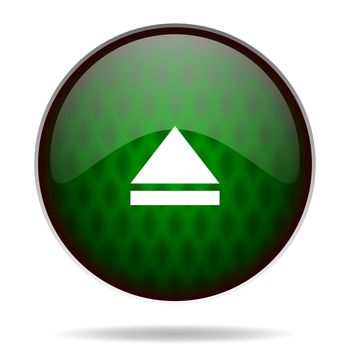 eject green internet icon