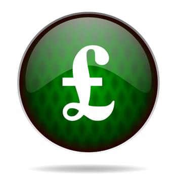 pound green internet icon