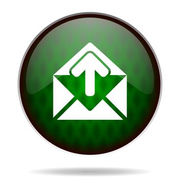 email green internet icon