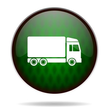 delivery green internet icon