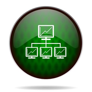 network green internet icon