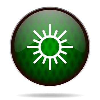 sun green internet icon