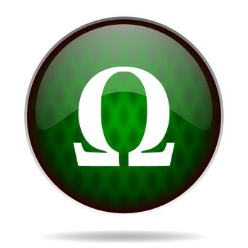 omega green internet icon