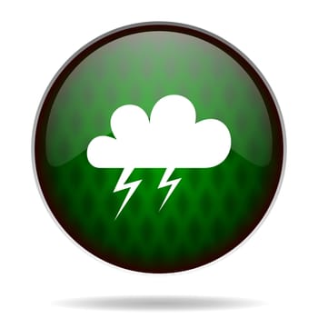 storm green internet icon