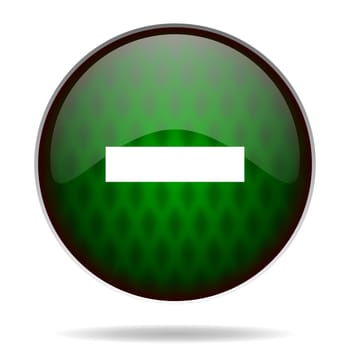 minus green internet icon