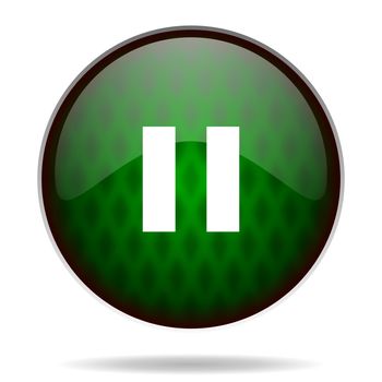 pause green internet icon