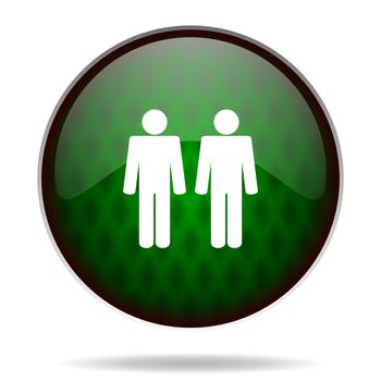 couple green internet icon