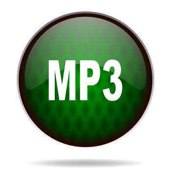 mp3 green internet icon