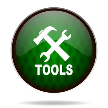 tools green internet icon