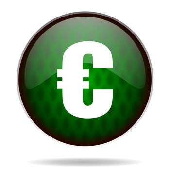 euro green internet icon