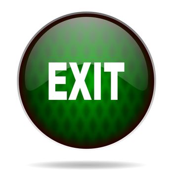 exit green internet icon