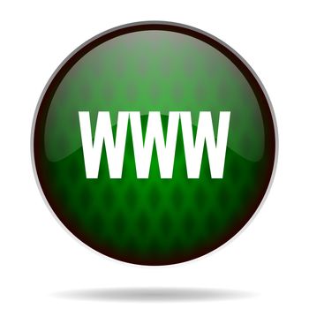 www green internet icon