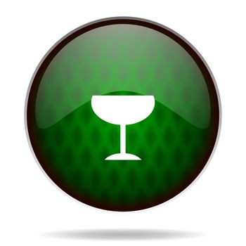 alcohol green internet icon