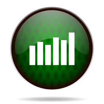 graph green internet icon