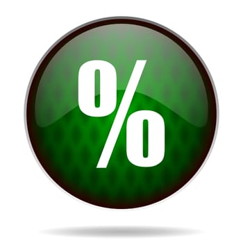 percent green internet icon