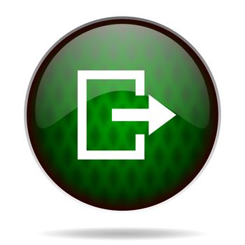 exit green internet icon