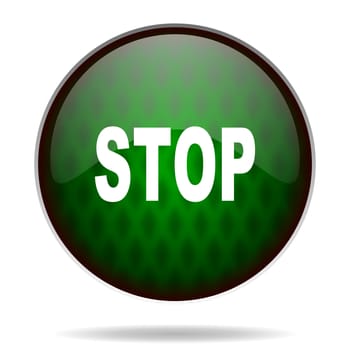 stop green internet icon