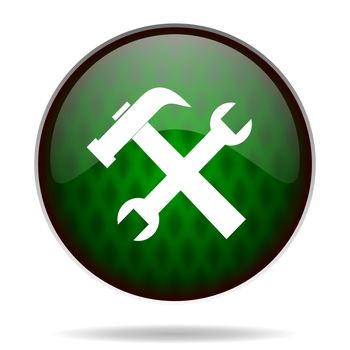 tools green internet icon