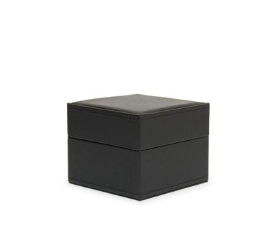 black gift box isolated on white