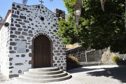 Plaza de Masca. Little village of Masca, Tenerife, Spain