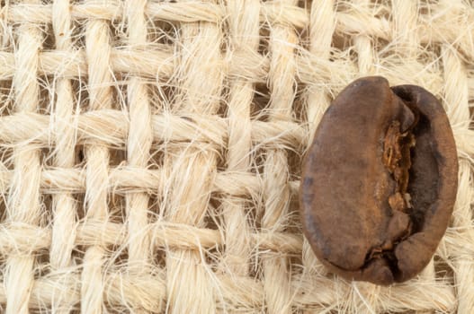 beautiful background of macro of coffe in studio