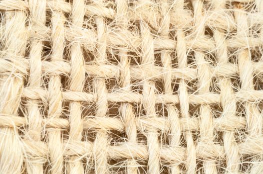 beautiful macro background of jute