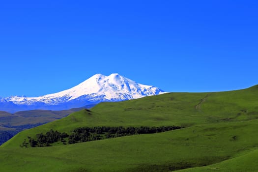 Elbrus mountain is highest peak of Europe