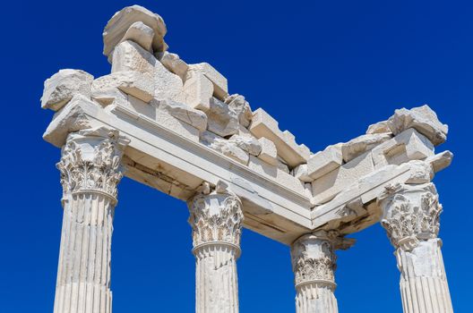 Ancient temple of Trajan, Bergama, Turkey