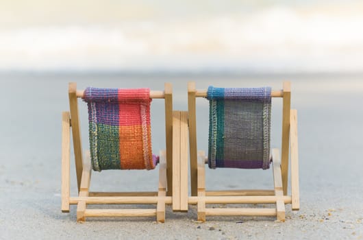 moment of relaxation on the beach