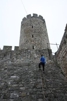 Race of Spartans held  on 25 Oktober 2014,on Belgrade fortress Kalemegdan,Serbia as promotion of healthy styles of life