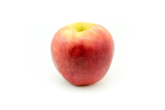 red apple on a white background isolated