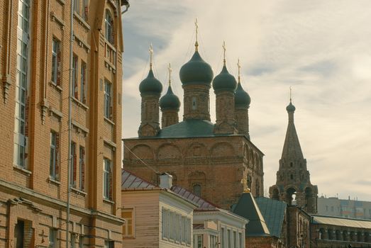 Temple of the Assumption in Krutitsy, ancient historical area of Moscow