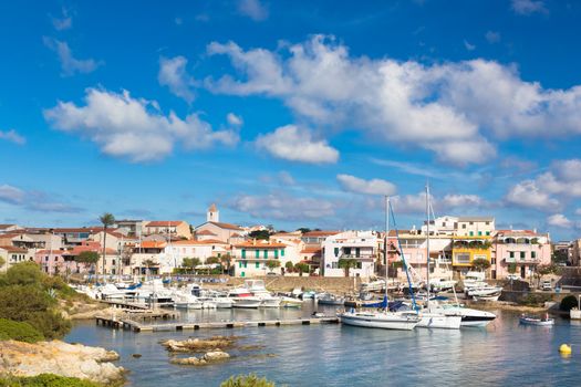 Picturesque old port town of Stintino ,Sardinia, Italy.