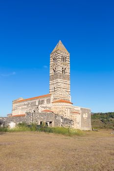 Santa Trinita di Saccargia, beautiful Romanesque church in northern Sardinia Sassari Province. Itay.