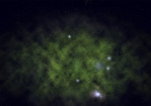 Small part of an infinite star field of space in the Universe. "Elements of this image furnished by NASA".