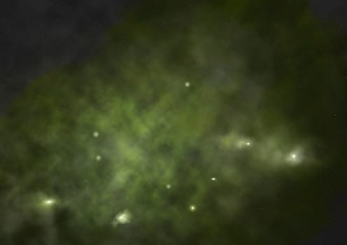 Small part of an infinite star field of space in the Universe. "Elements of this image furnished by NASA".