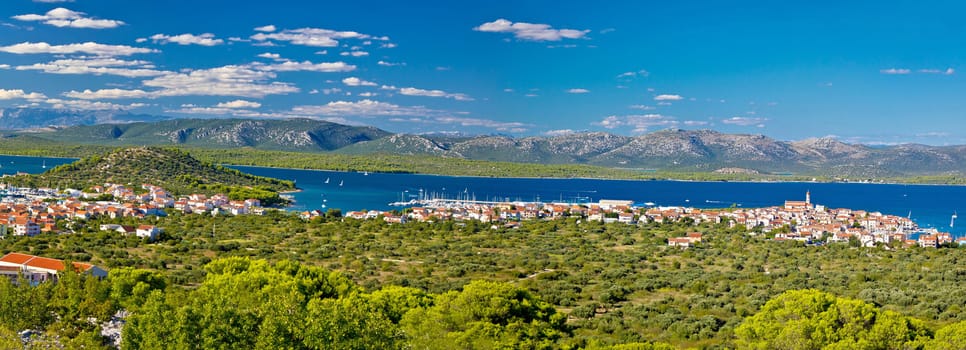 Betina village on the hill by the sea, Island of Murter, Croatia