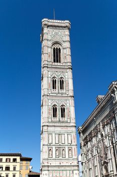  Bell Tower on Piazza del Duomo in Florence in Italy