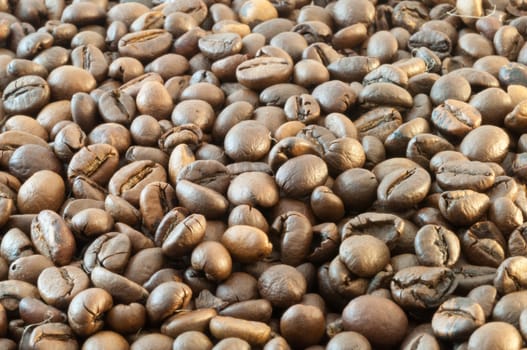 beautiful macro background of coffee