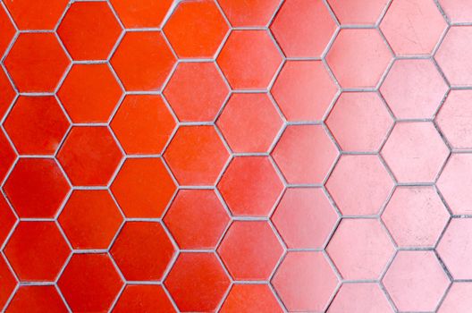 red tile floor gradient two tone.